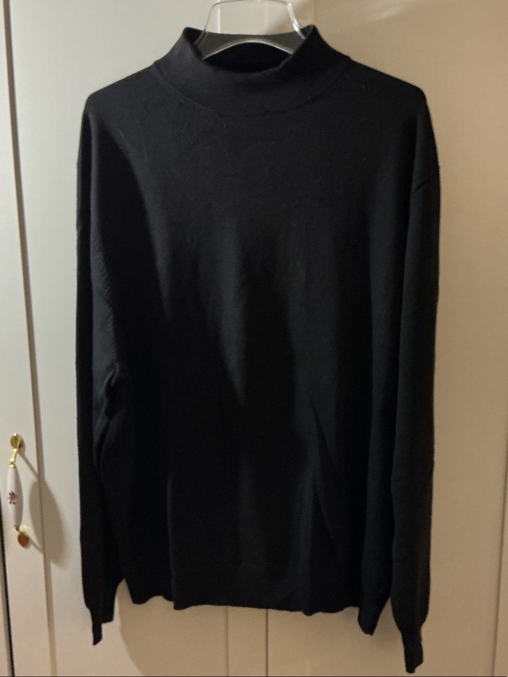 Paul Fredrick Black Turtleneck Sweater